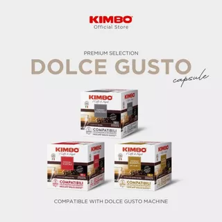 KIMBO Dolce Gusto Capsule กาแฟแคปซูล คิมโบ ดอลเช่ กุสโต้ 16 แคปซูล/กล่อง (Imported from Italy)