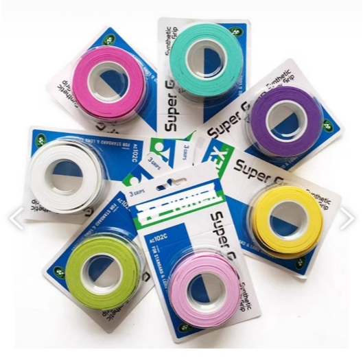 พร้อมส่งจากToBoShop กริปพันด้ามไม้แบดมินตัน กันลื่นผิวหนึบมีหลายสีให้เลือก - รูปที่ 2