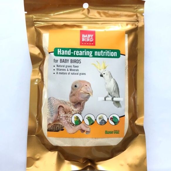 อาหารลูกป้อนนก ทุกสายพันธุ์ เบบี้ เบิร์ด Baby bird 250g (ชนิดผง ละลายน้ำอุ่น)