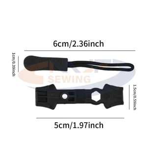 ชุดหัวซิปซ่อมแซ่ม หัวซิปเปลี่ยนถอดได้ สำหรับซิป เบอร์ 5 หัวซิปเปลี่ยนเสื้อแจ็คเกคด้วยตัวเอง