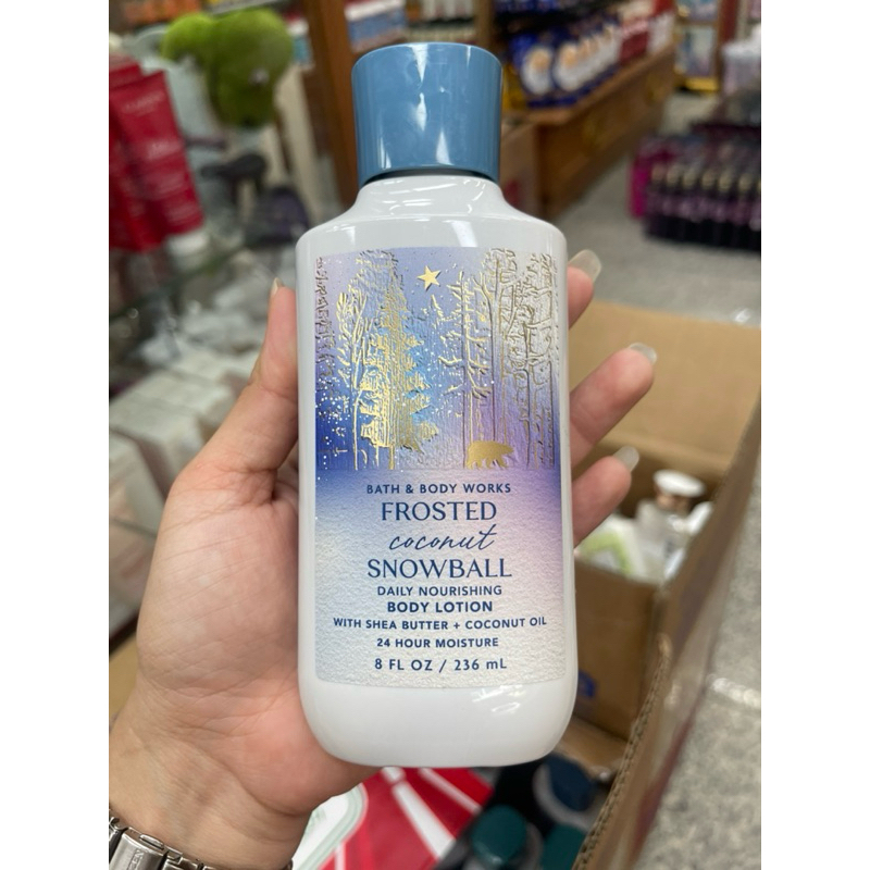 Bath & Body Works Frosted Coconut Snowball Body Lotion 236ml. ของแท้