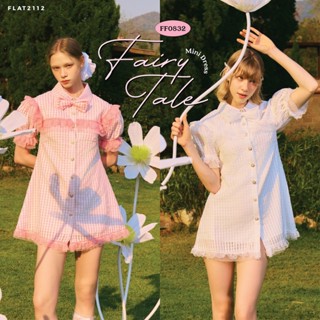 FLAT2112 FF0832 : FAIRY TALE MINI DRESS เดรสสั้น เดรสแต่งระบ…