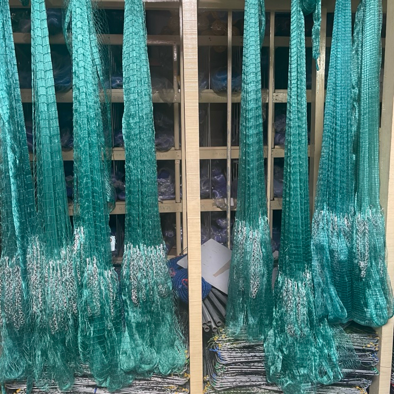 แหเอ็นเกลียว*1.5เซน-12เซน (7ศอก-12ศอก) ขึ้นเพลาพร้อมใช้งาน (น้ำหนักดี) - รูปที่ 3