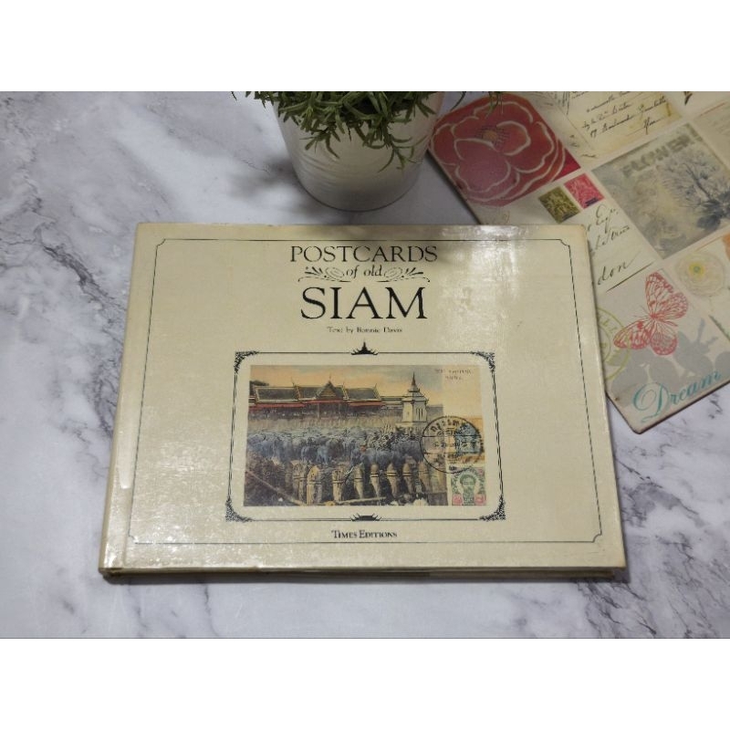 POSTCARDS OF SIAM [English Edition , Hardcover] rareitem!!!