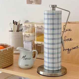 Dear Home ที่ใส่กระดาษเช็ดมือสแตนเลส ทิชชู่ซักได้ "1ม้วน40แผ่น" กระดาษอเนกประสงค์ ทิชชู่ซับน้ำมัน