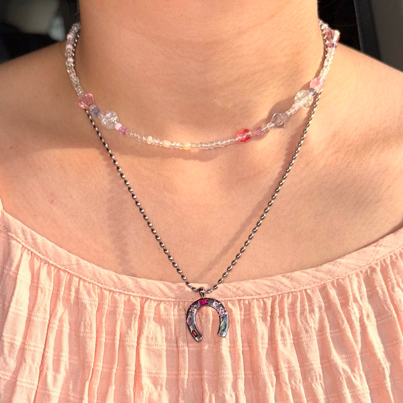 Piing me Necklace | สร้อยคอสแตนเลส / สร้อยคอลูกปัด