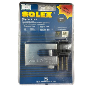 กุญแจล็อคประตูม้วน Shutter กุญแจประตูม้วน SOLEX CO CU