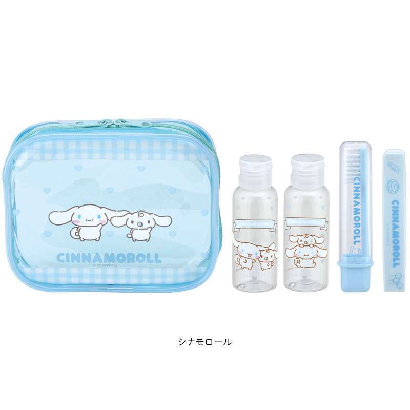 🇯🇵 Skater sanrio Travel Set Hello Kitty / My Melody / Kuromi / Cinnamonroll