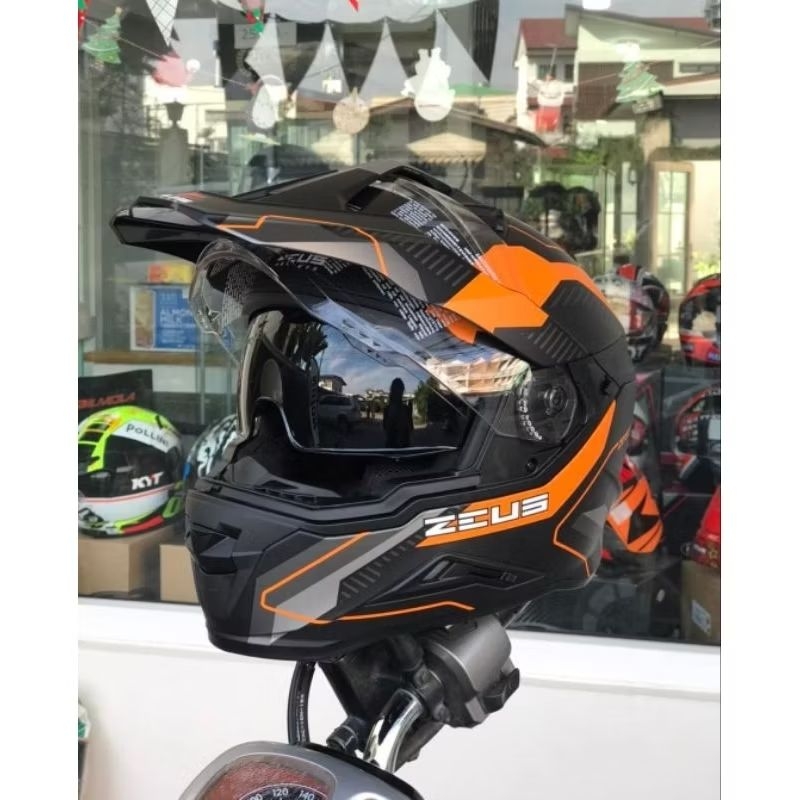 หมวกโมตาด ZEUS ZS-913 (แก็ปบนถอดง่าย)