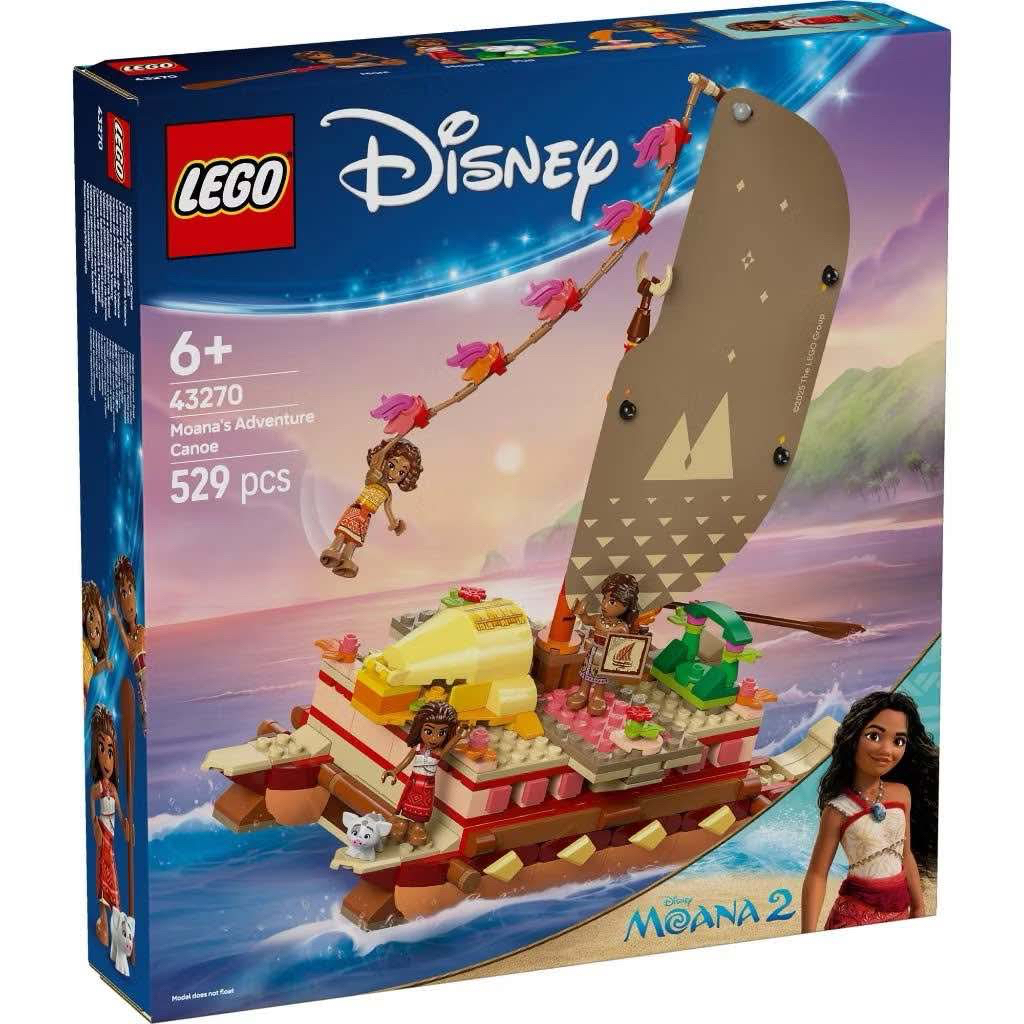 LEGO® Disney™ Moana's Adventure Canoe 43270 - เลโก้ใหม่ ของแท้ 💯% พร้อมส่ง