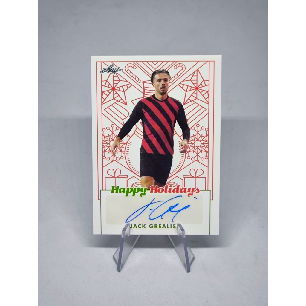 การ์ดลายเซ็นนักฟุตบอลดาวรุ่ง Leaf Ultimate Soccer Futures Rookie Manchester City