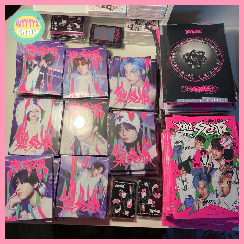 🔴พร้อมส่ง อัลบั้ม Stray Kids rock-STAR ทุกบั้ม=บั้มเต็มไม่แกะ