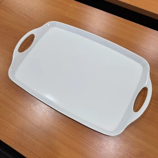 SB Melamine ถาดเสริฟเมลามีน ถาดเสริฟมีหูจับ ถาดเสริฟ ขนาด 12x19 นิ้ว