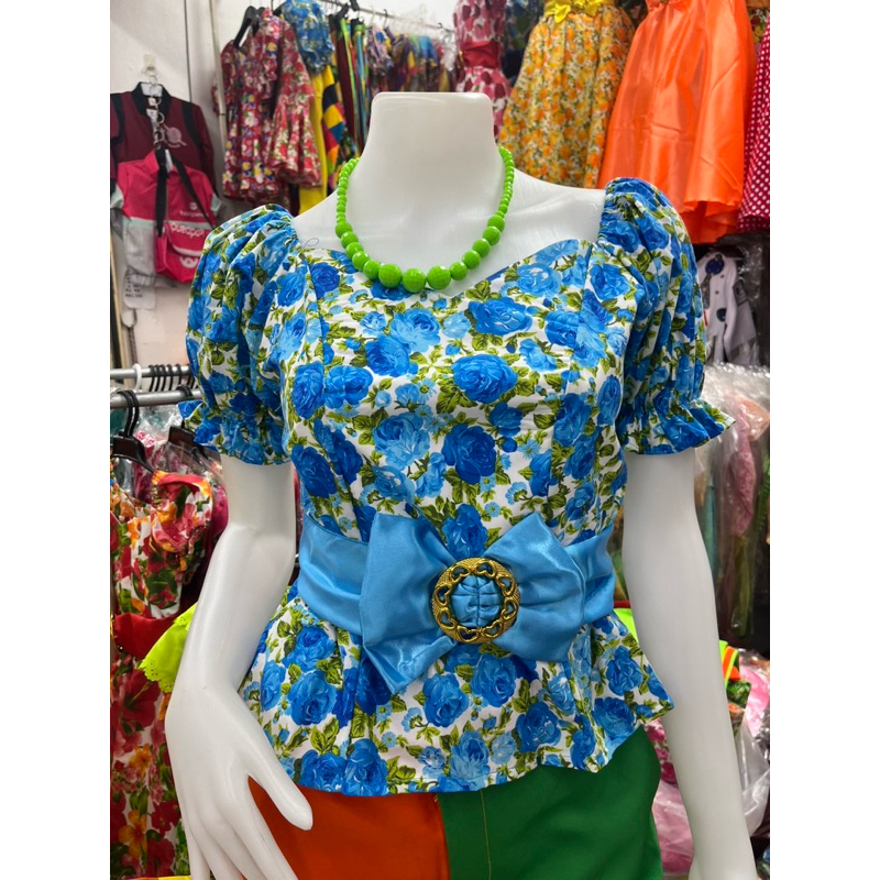 เสื้อทองกวาว แขนตุ๊กตา