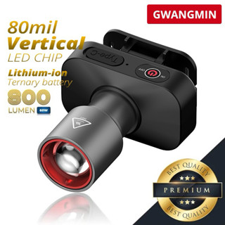 ไฟฉายคาดหัว  แสงขาว วอร์มไวท์ LED 250วัตต์ Super Zoom ชาร์จU…