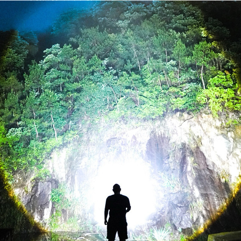 ไฟฉายคาดหัว  แสงขาว วอร์มไวท์ LED 250วัตต์ Super Zoom ชาร์จUSB-C พร้อมส่งจากไทย - รูปที่ 2