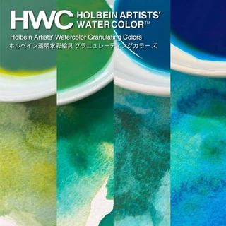 สีน้ำบีบแบ่ง 0.5 ,2 ml. Holbein Artists' Watercolor (Mini Pan ,Half Pan)