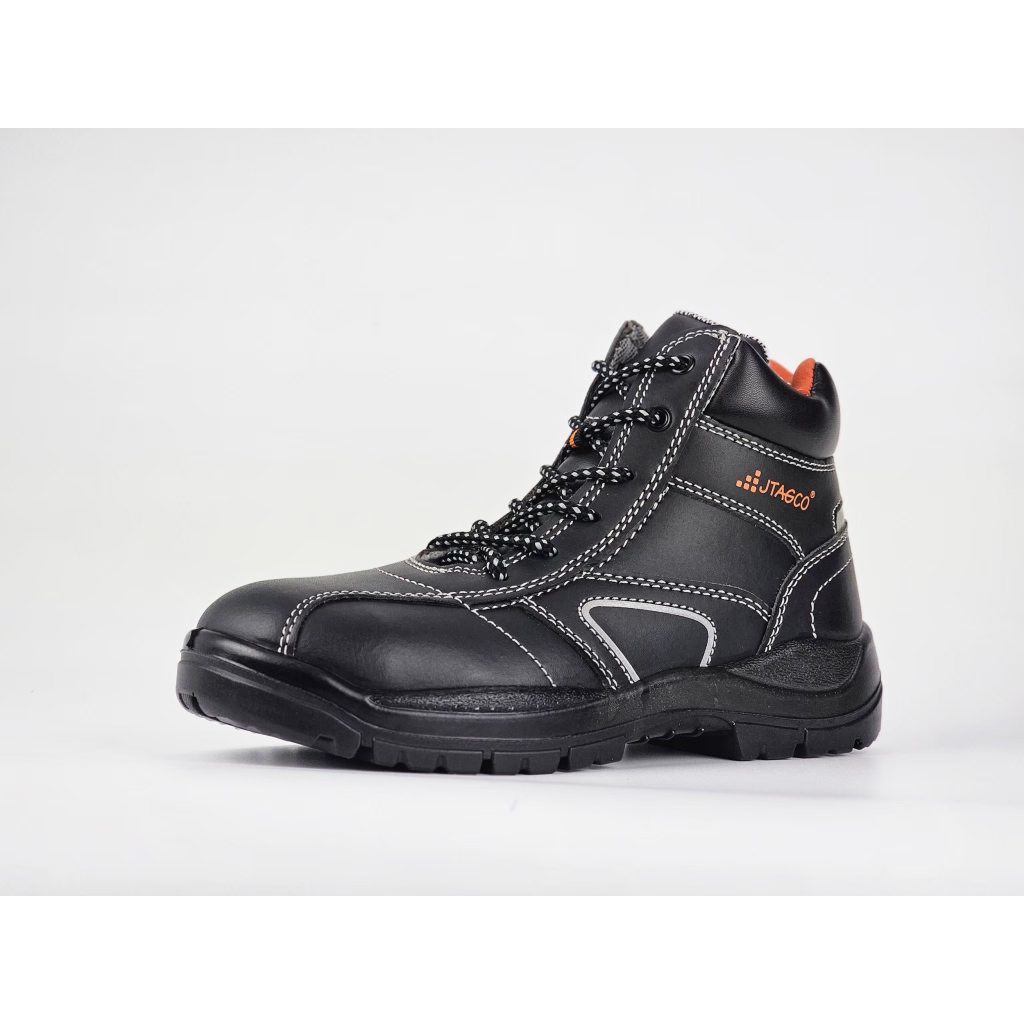 JTAGCO JC29 เท้าเซฟตี้ กันลื่น Safety Shoes มาตรฐาน มอก.523 - 2564