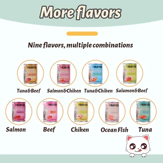 Folopets เหมาะสำหรับแมวทุกขั้นตอนกระป๋องเปียกแมวเปียกน้ำขนาด 430 g