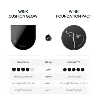 JAVIN DE SEOUL - [REFILL] Wink Cushion Glow (7 shades) - รีฟิลคุชชั่น SPF50 PA++++