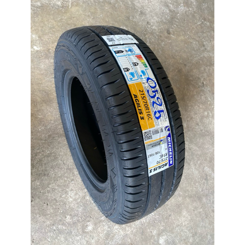 ยางนอกใหม่มิชลิน 215/70R16c Agilis3 ปี2026