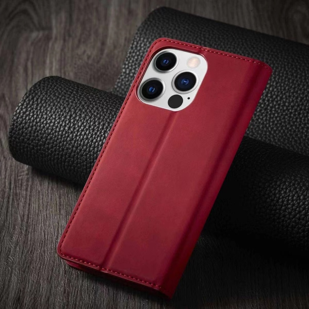 เคสฝาพับหนัง Xunte สำหรับ iPhone 17 17Pro Max 17Air 16 16Pro Max 16Plus 15 Pro Max 15Plus 16E กระเป๋า ซอง ฝาพับ ตั้งได้ - รูปที่ 4