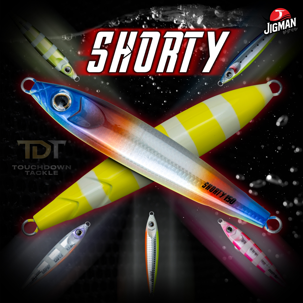 JIGMAN " SHORTY " 30g 40g 50g 60g 80g 100g 125g 150g   *** เหยื่อจิ๊ก จิ๊กแมน JAPAN QUALITY 100% ***