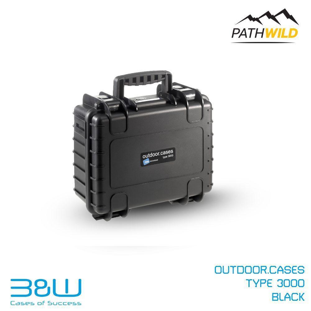B&W OUTDOOR.CASES TYPE 3000 กล่องใส่อุปกรณ์ แบรนด์เยอรมัน ป้องกันแรงกระแทกสูง น้ำหนักเบา ความจุ 11.7 ลิตร