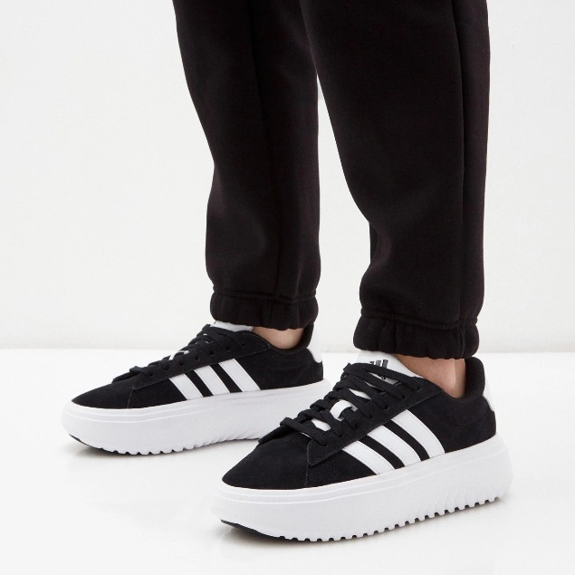 Adidas Collection รองเท้าผ้าใบ รองเท้าลำลอง พื้นหนา W Grand Court Platform IE1092 / IE1089 / IE1102 (2500) - รูปที่ 6