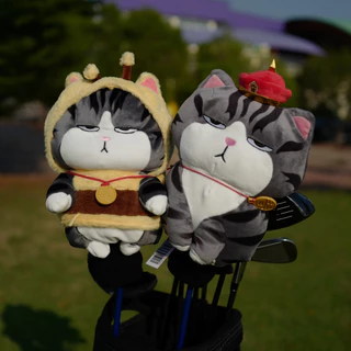 ตุ๊กตาครอบหัวไม้กอล์ฟแมวมึน Golf Head Cover for Driver, FAIRWAY or HYBRID