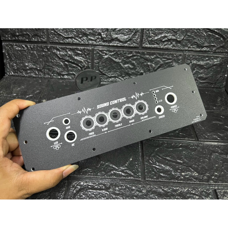 แผ่นเพลท TB-21 / MT-21 *ไม่ย้ายวอลุ่ม* แสงผ่านได้ ขนาดแผ่น 25x8.5ซม. ( ช่อง 20x5 )