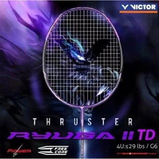 VICTOR ไม้แบดมินตัน รุ่น TK-RYUGA II TD [แถมเอ็น+ขึ้นเอ็นฟรี…