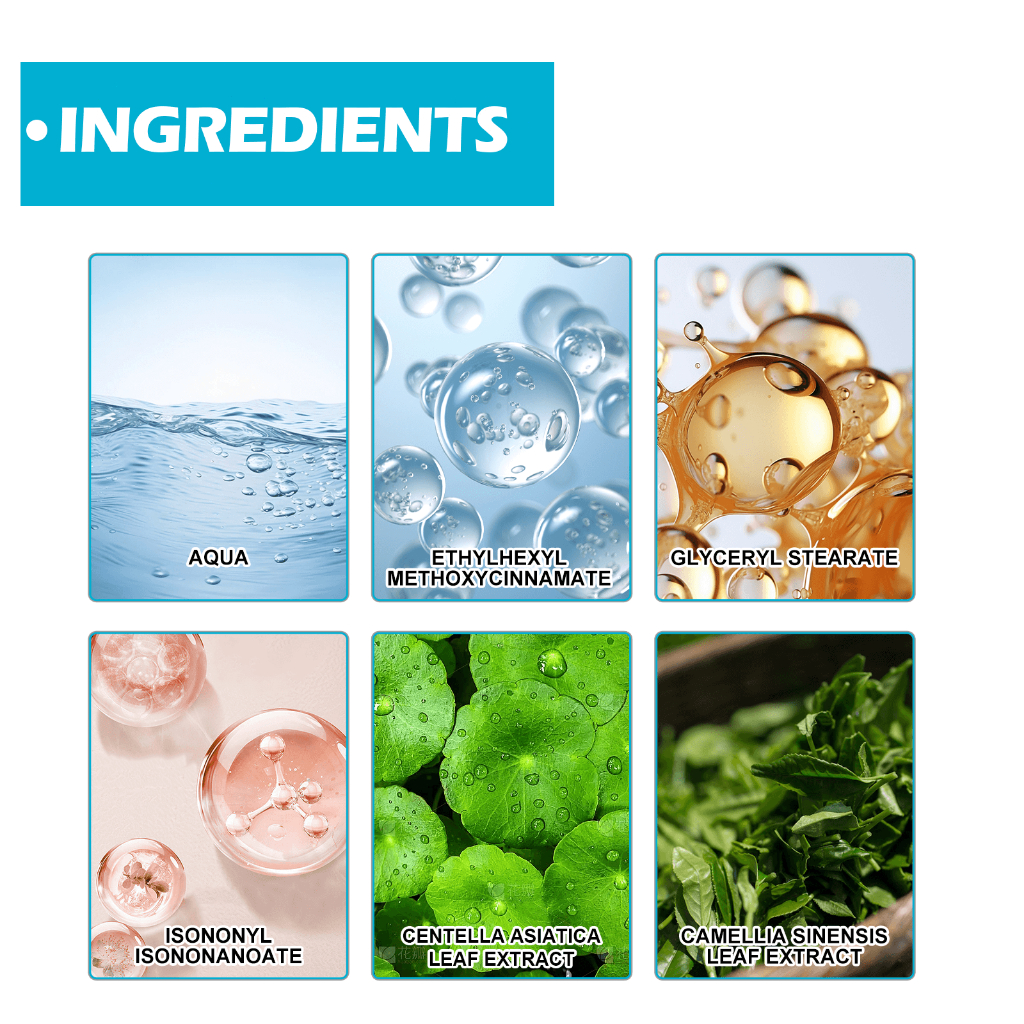 JAYSUING กันแดดแบบแท่ง กันแแด สูตรไฮยาลูโรนิค แอซิด SPF50+ PA+++ ครีมกีนแดด แห้งไว ไม่เหนียวเหนอะ - รูปที่ 6