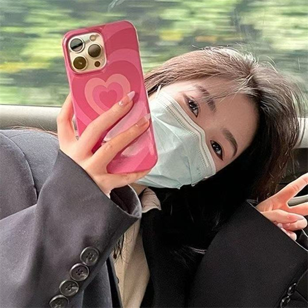 Core X💗ลายหัวใจ💗 แฟชั่นอินส์  เคสไอโฟน 14 pro max 13 8พลัส เคส for iphone 12 11 pro max Xr Xs X 7 8 