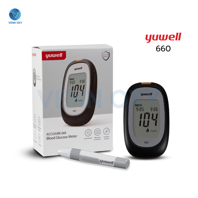 Yuwell Blood Glucose Meter เครื่องวัดน้ำตาลในเลือด Yuwell รุ่น 660