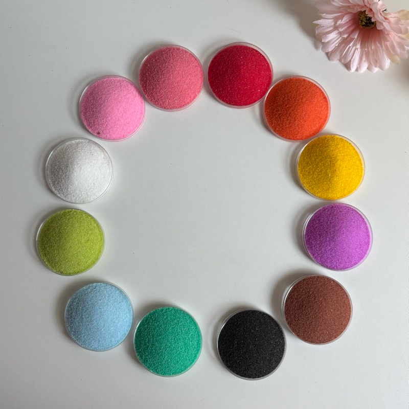 สินค้าใหม่!! พร้อมส่งทรายสีตกแต่งเทียนเจล งานประดิษฐ์ 30 กรัม