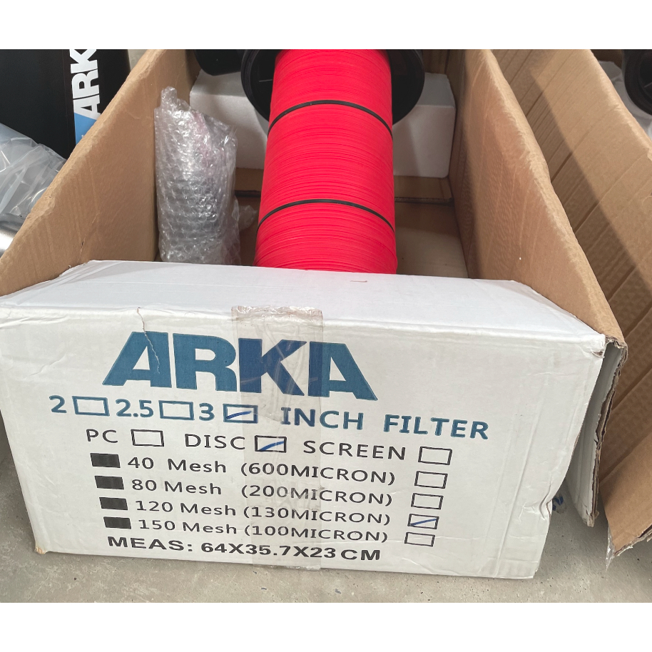 กรองเกษตร 3 นิ้ว ARKA  กรอง กรองน้ำ 3 นิ้ว รุ่นตัว Tสวน กรองน้ำ แบบตะแกรง แบบดิสก์ แบบยาวพิเศษ - รูปที่ 4