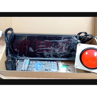 นาฬิกาจับเวลา นาฬิกาสายสวิทช์ปุ่มรีเซ็ตZero Remote Speech ContestเกมGym Timer