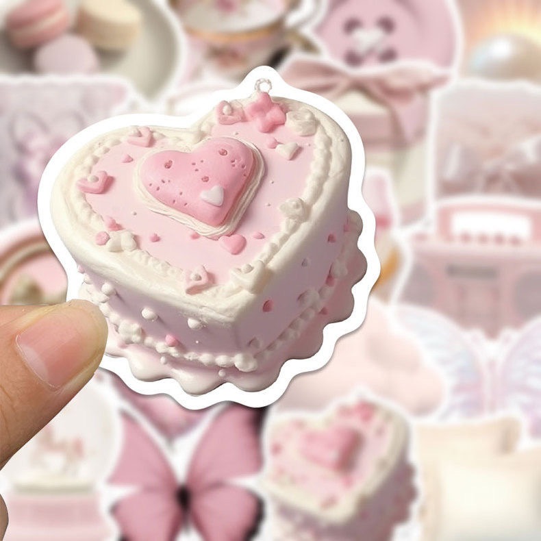 1 แพ็ก 50 ชิ้น สีชมพู บัลเล่ต์ การ์ตูน สติ๊กเกอร์ ใช้ตกแต่งกระเป๋าเดินทาง เคสไอแพด แก้วน้ำ เคสโทรศัพท์ แล็ปท็อป กีตาร์ - รูปที่ 2