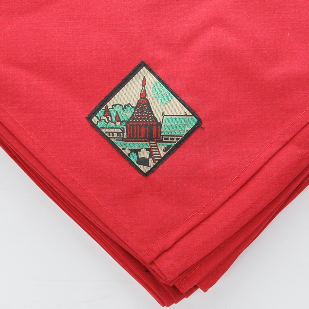 ผ้าพันคอลูกเสือสำหรับนักเรียน เขตภาคกลาง (ไม่รวมกรุงเทพฯ และปริมณฑล) – ผ้าฝ้ายผสม สีประจำจังหวัด