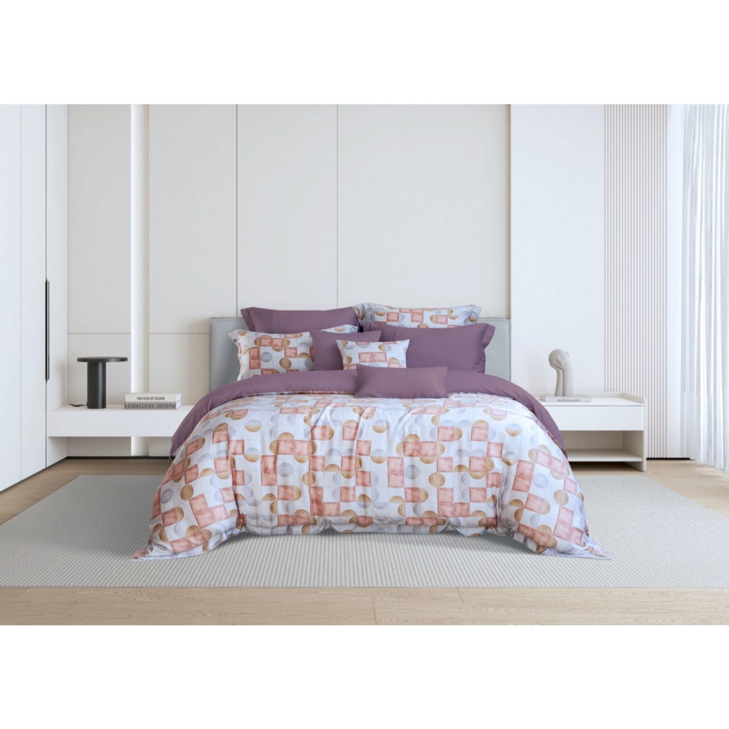 [ราคาโปร] Akemi ผ้าปูที่นอน tencel รุ่น Ardent Print ขนาด 3.5 ฟุต