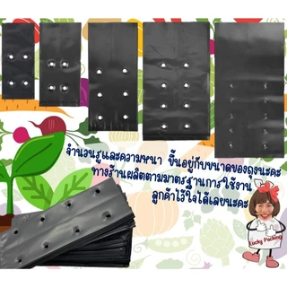 ถูกมากกก🔥 โรงงานถุงขายเอง‼️ถุงเพาะชำ ถุงเพาะต้นกล้า เพาะต้นไม้ สีดำ เจาะรู หนาเหนียวทนทาน