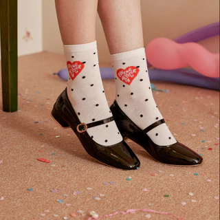 POLKA DOT SOCK - ถุงเท้าลายจุด