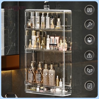 ชั้นวางของในห้องน้ำ พื้นที่เก็บของในห้องน้ำ ชั้นวางของติดผนั…