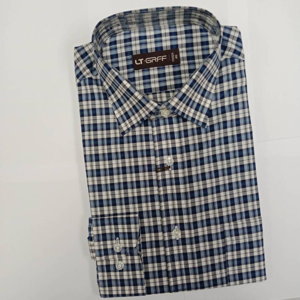 LT.Grff เสื้อเชิ้ตแขนยาวผู้ชาย เสื้อใส่ทำงาน เสื้อนักธุรกิจ รุ่น LTCC246-0