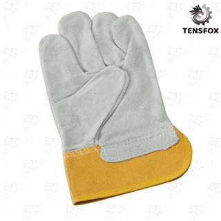 Tensfox ถุงมือหนัง ถุงมือช่างเชื่อม ถุงมือหนังงานเชื่อม แบบคู่ ใช้ป้องกันทั่วไป งานช่าง งานเชื่อมเหล็ก