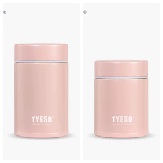 TYESO กระบอกน้ำเก็บความร้อน-เย็น 200ML. 260ML. แก้วพกพา แก้วน้ำเก็บความเย็น สแตนเลส304