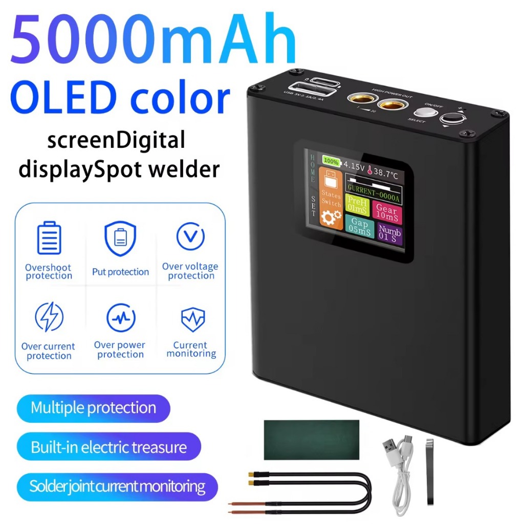 Spot Welder 8000W High Power Kit DIY 18650 แบตเตอรี่ Pack เครื่องมือเชื่อมแบบพกพาเครื่องเชื่อมจุดปากกาสำหรับ 0.1/0.3 มม.