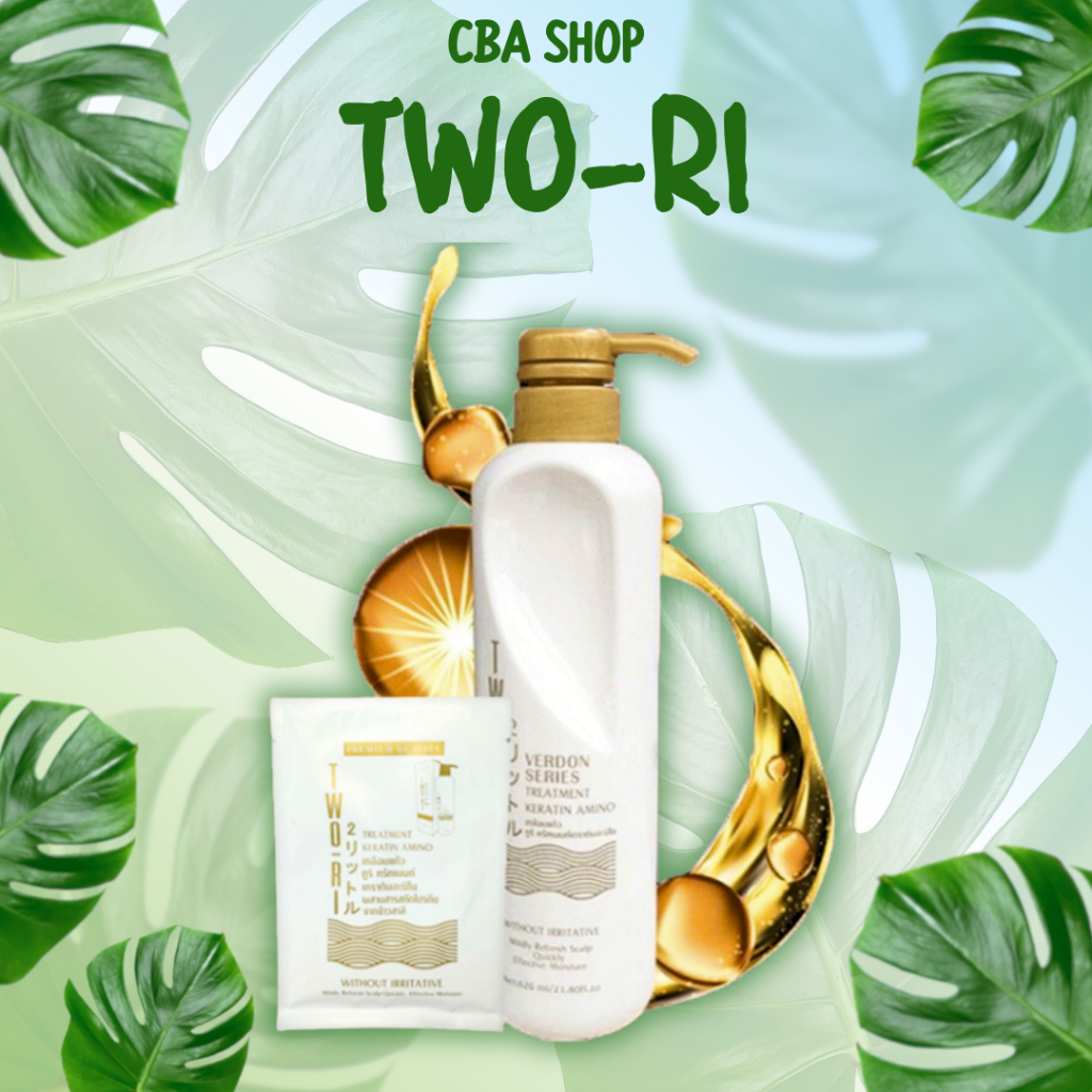 Two-Ri (ทูริ) เคราติน เคลือบแก้ว ขนาด 620 ml.