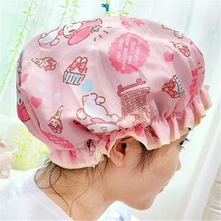 🛁ดีไซน์สวย สีสันสดใส✨หมวกอาบน้ำ Comfort Cap แบบ 2 ชั้น วัสดุคุณภาพดี ไม่รัดศีรษะ ไม่เจ็บหู (เด็กและผู้ใหญ่สามารถใช้ได้)